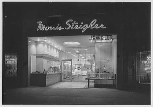 Morris Steigler, business on Market St., Newark, New Jersey. LOC gsc.5a12427